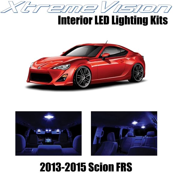 XtremeVision Interior LED for Scion FR-S FRS 2013-2015 10 pcs Blue Interior LED Kit Installation Tool