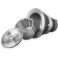 thumbnail image 3 of 3-1/2-inch Kitchen Sink Strainer Assembly, 304 Premium Stainless Steel Construction with Removable Deep Waste Basket and Sealing Lid$$Tools & Hardware Other, 3 of 5