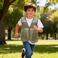thumbnail image 5 of Kukoosong Toddler Boys or Girls High Visibility Zipper Front Outdoor Activities Vest with Reflective Strips, Sizes XL, 5 of 8
