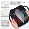 thumbnail image 3 of Balery Colorful Betta Fish Bolsa de Almuerzo para Mujeres, Caja de Almuerzo, Bolsa de Almuerzo Pequeña Impermeable, Tote de Almuerzo Reutilizable con Gran Capacidad, 3 of 6