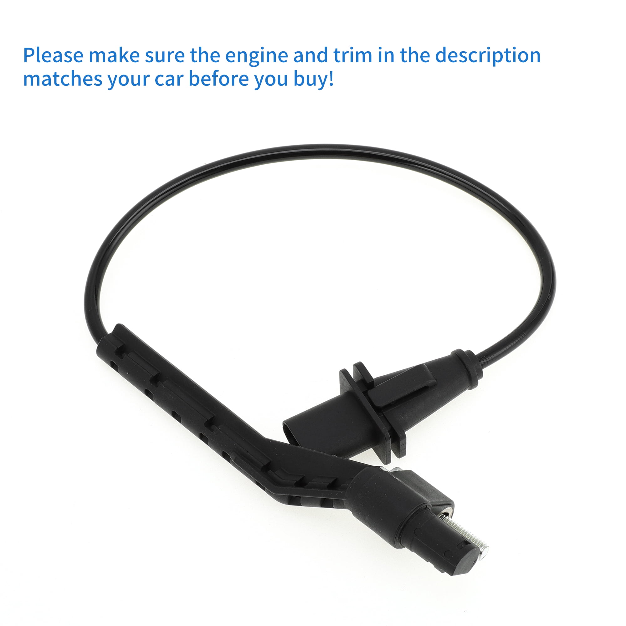Unique Bargains 1 Pc Crankshaft Position Sensor for Chevy Colorado 2.8 Diesel 16-22 Sturdy Metal Plastic Black Engine Crank CKP Sensor