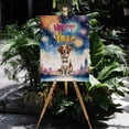 thumbnail image 4 of Happy New Year with Brittany Spaniel Fireworks Holiday Xmas Winter 2025 Vertical Matte Canvas Poster Brittany Dog Lover Gifts Idea Wall Art Home Decor - 00025, 4 of 5