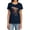 Navy, variant on JLA Blood Splattered Women's T Shirt, Royal, Medium