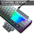 thumbnail image 4 of TEMOGU-60% Wired Gaming Keyboard, 61 Keys RGB Backlit Ultra-Compact Small Gaming Keyboard, for PC/Mac Gamer, Typist, Travel, Easy to Carry on Business Trip (Grey-Black), 4 of 4