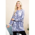 thumbnail image 4 of Ultra Cozy Tie Dye French Terry Brush Oversize Casual Pullover, 4 of 5