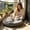 Gray, variant on Trovenix Calming Donut Bed Soft Round Cuddler Bed Washable Cozy Sleeping Bed For Small Dogs And Cats