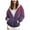 Wine, variant on Towmus Zip Up Hoodie Women Trendy Gradient Printed Long Sleeve Full Zipper Plus Size Coat Fall Jacket Hooded Sweatshirt With Pockets