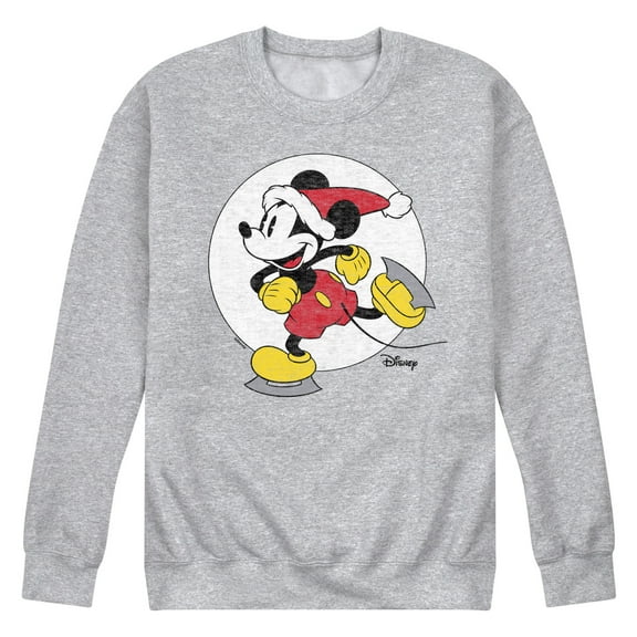 Disney - Mickey Skating - Men's Crew Fleece Sweatshirt Sweatshirt