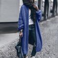 thumbnail image 2 of Vedolay Women's Cardigan Sweater Long Sleeve Button Down Sweaters Coat Knitwear Blue,2XL, 2 of 5