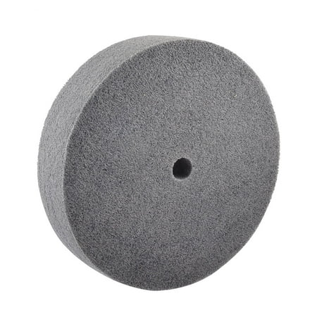 Nylon Replacement Wheels - Unique Bargains Unique Bargains 180# Grit 5P Dark Gray Nylon Polishing Buffing Wheel Replacement 8