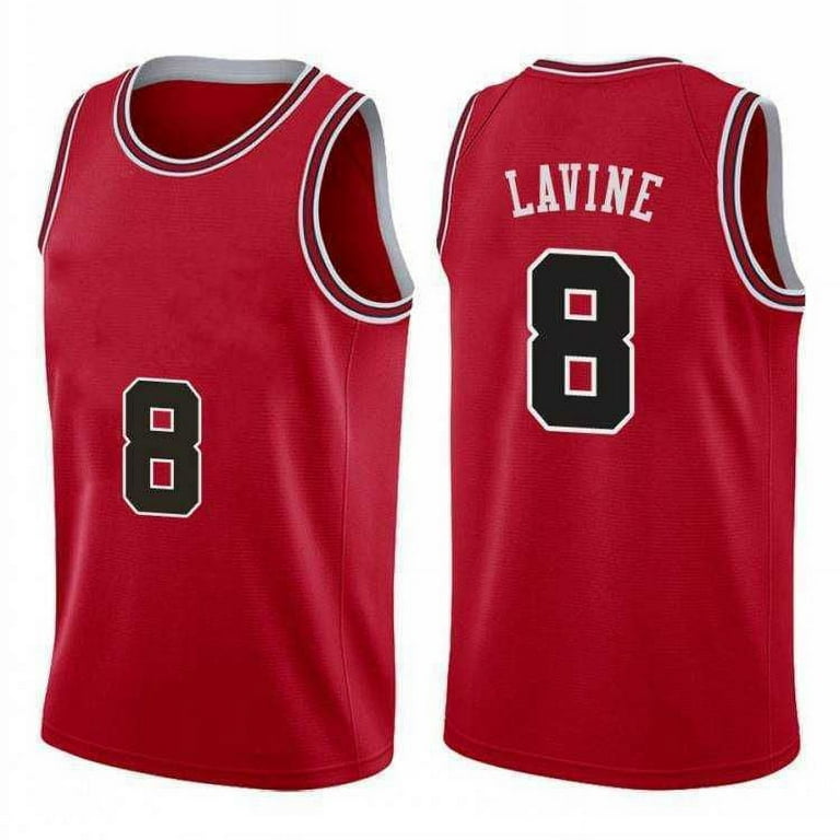 NBA_ Zach 8 LaVine City Derrick 1 Rose Basketball Jersey Mens 23 Dennis 91  Rodman Scottie 33 Pippen Red White Black Stripe Shirt''nba''jersey 