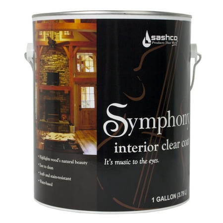 Symphony Interior Clear Coat 1 Gallon Gloss