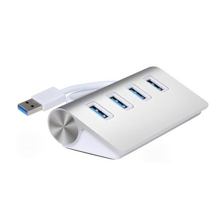 axGear USB 3.0 HUB 4 Port External Aluminum 5Gbps High Speed Data ...