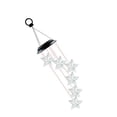thumbnail image 1 of Cateissary Lámpara LED de carillón de viento que cambia de Color Solar, luz colgante decorativa para exteriores Jardín y Patio Klarer fünfzackiger Stern, 1 of 6