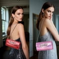 thumbnail image 2 of Evening Clutch Purses for Women Formal Party Clutch Bags  Prom  Handbags Shiny  Bow Flap Purses, 2 of 6