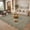 Brown, variant on ZACOO 2'x6' Solid Scalloped Edge Area Rug, Machine Washable Ultra Thin Non Slip Carpet for Hallway Entryway Kitchen, Beige