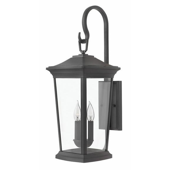 3 Light Extra Large Outdoor Wall Lantern in Traditional Style 10 inches Wide By 24.75 inches High-Museum Black Finish-Led Lamping Type Bailey Street