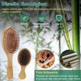 thumbnail image 3 of Peine De Madera para Masaje, Cepillo para El Cabello, Peine para Masaje con Bolsa De Aire, Cepillos para El Cabello Antiestáticos, Peine para Masaje del Cuero Cabelludo, Herramienta De Peina, 3 of 4