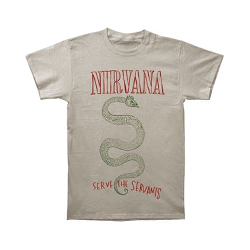 Nirvana Men's Serpent T-shirt Small Ice 