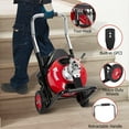 thumbnail image 4 of Soonbuy 75 Ft X 3/8 Inch Inch Drain Cleaner Machine for 1 to 4 Inch Pipes with 4 Cutters & Foot Switch and Pair of Gloves, 4 of 7