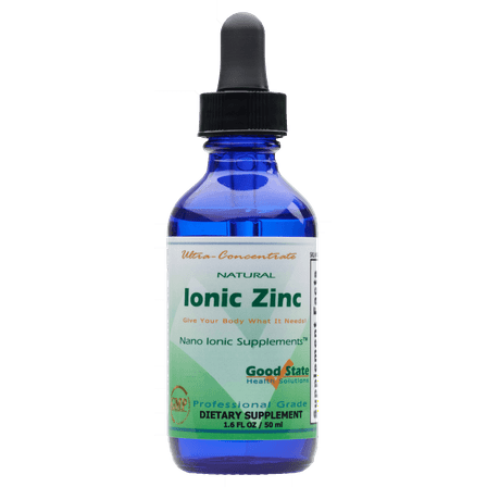 Good State Liquid Ionic Minerals Zinc Ultra Concentrate, 100 Servings, 10 Drops = 15 mg – Supports Immune Health & Cellular Function