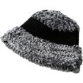 thumbnail image 3 of CoCopeaunts Reversible Bucket Hat for Women Plush and Knitted Fisherman Hat Retro Hundred Take Warm Ear Protection Basin Cap, 3 of 8