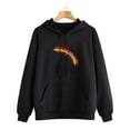 thumbnail image 3 of Vedolay Women 2023 Tops Hoodies for Women 2023 Tops Long Sleeve Loose Pullover Casual Ladies Solid Striped Crewneck Sweatshirts,Black XXL, 3 of 4