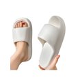 thumbnail image 3 of Ritualay Unisex Slides Slip On Platform Sandal Beach Slide Sandals Comfort Soft Casual Shoes Men Women Non-slip Footbeds White 8.5-9, 3 of 5