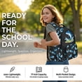 thumbnail image 6 of DISNIMO Shark Print Boys Backpack 17 Inch School Backpack for Kids 8-14 Lightweight Bookbag with Front Zipper Pocket Large Capacity Daypack for Students Travel Daypack, 6 of 7