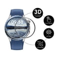 thumbnail image 2 of For Oppo Watch X2 Screen Protector ENKAY HAT PRINCE 3D Curved PC PMMA Ultra Clear Film - Transparent, 2 of 5