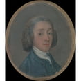 thumbnail image 3 of Thomas Gainsborough 20x22 Black Modern Framed Museum Art Print Titled - Portrait of a Young Man with Powdered Hair, 3 of 5