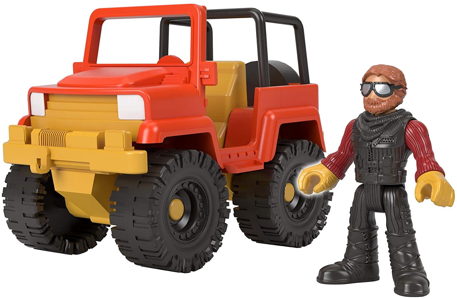 FisherPrice Imaginext OffRoad Racer, PushAlong Vehicle and Character