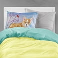 thumbnail image 2 of Carolines Treasures 7327PILLOWCASE Corgi Pup Snow Cardinal Fabric Standard Pillowcase Standard multicolor, 2 of 2