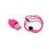 Fox 40 Sonik Blast CMG 3-Chamber Pealess Whistle + Lanyard، Pink
