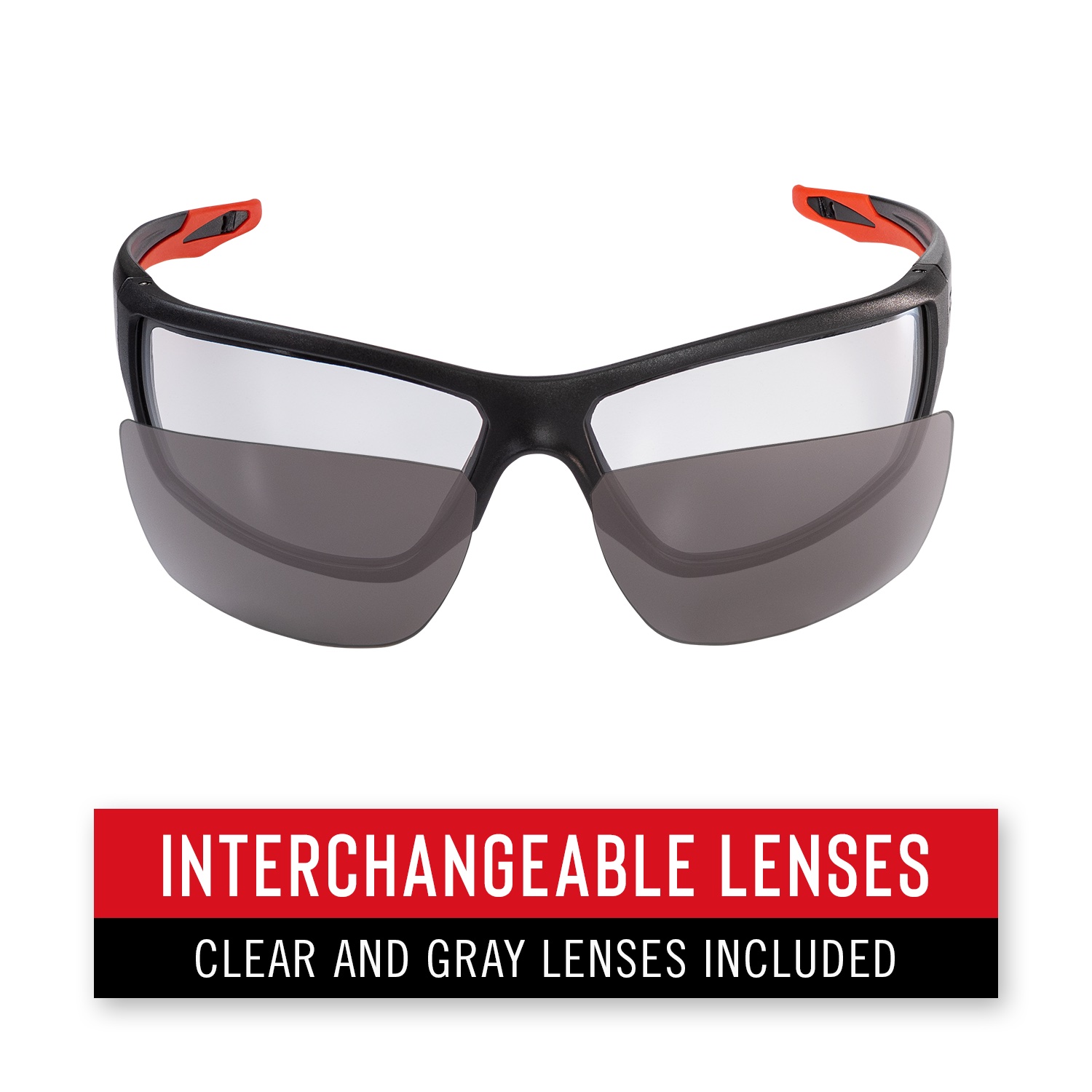 COAST SPG300 Safety Eye Protection Glasses with Interchangeable, Premium Anti-Fog and Anti-Scratch Lenses