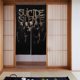 thumbnail image 1 of Cortina de puerta semiopaca con patrón de patchwork de dos piezas Suicide Silence, cortinas opacas decorativas para dormitorio, sala de estar, decoración de habitación de niños, 34 x 56 pulgadas,, 1 of 7