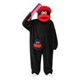 thumbnail image 2 of 3D Face Puppet Full Body One Piece Costume With Matching Comb, Pocket Design Loungewear, Thick Anti Static Plush Material for Boys Girls Theme Party Black 100, 2 of 4