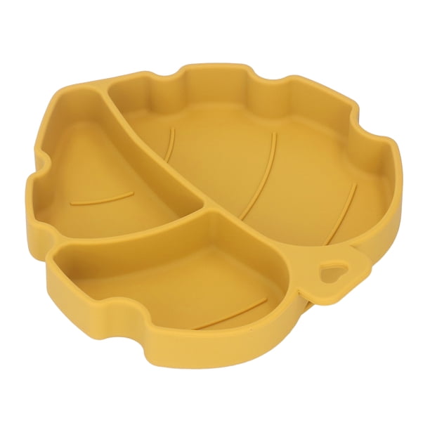 Plato dividido para bebé, plato de succión para bebé, plato para alimentos para niños pequeños, plato de succión para bebé, diseño de última generación