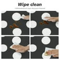 thumbnail image 4 of Round Fitted Tablecloth Polka Dot Black Cute Table Cloth with Elastic Edged Waterproof Wipeable Round Table Cover for Patio Parties Outdoor Decor, 4 of 7