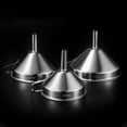 thumbnail image 4 of Stainless Steel Funnel Kitchen Oil Liquid Funnel Metal Funnel Wide Mouth Funnel For Canning Kitchen Tools, 4 of 11