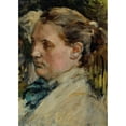 thumbnail image 2 of Max Klinger 18x24 Black Ornate Framed Double Matted Museum Art Print Titled: Female Study Head, 2 of 5