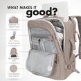 thumbnail image 4 of Commuter Travel Backpack – Hynes Eagle – Khaki, 4 of 11