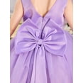 thumbnail image 5 of IBTOM CASTLE Toddler Flower Girl Dress Baby Butterfly Ruffle Tulle Tutu Dress Princess Birthday Party Pageant Formal Wedding Prom Gown Purple, 5 of 7