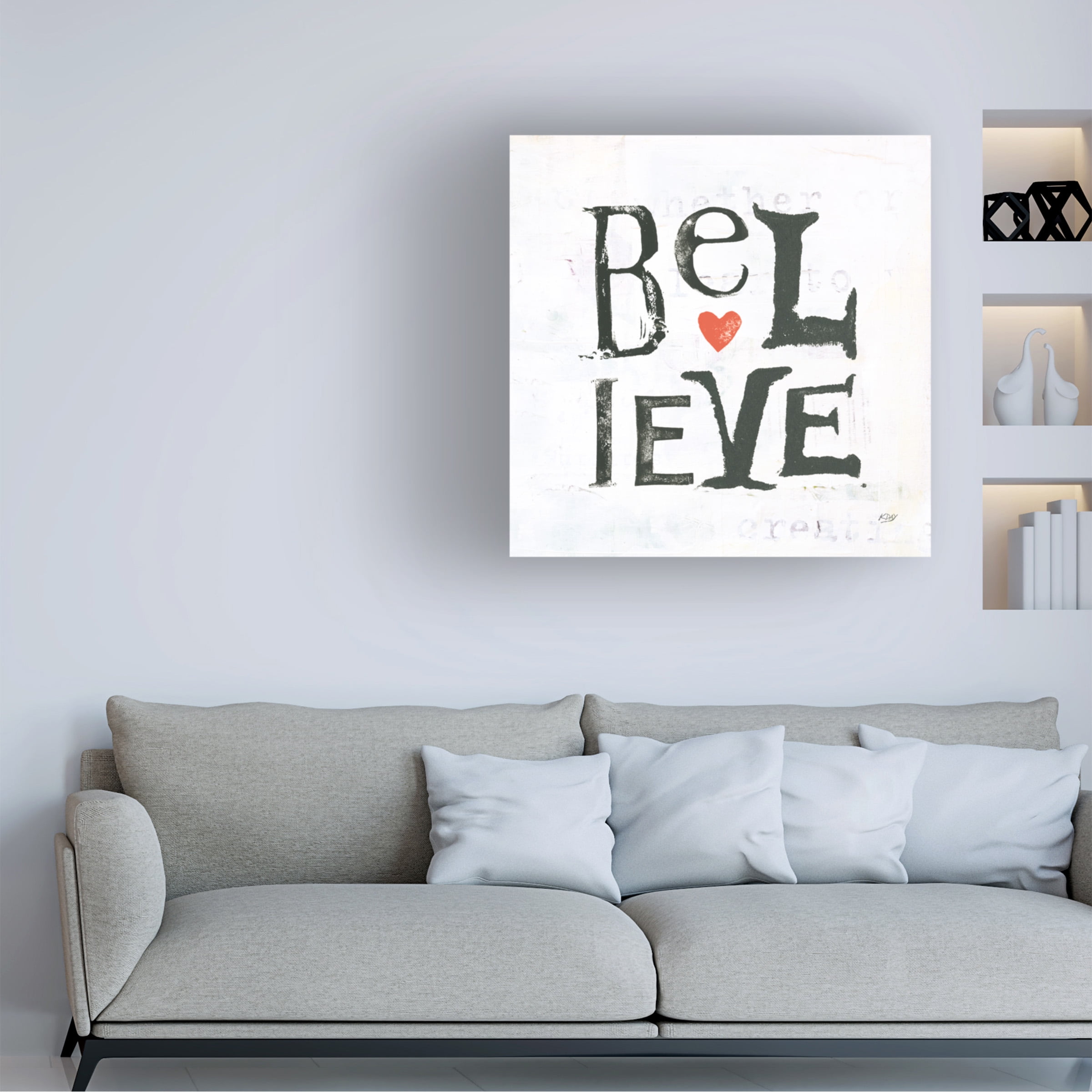 Kellie Day 'Believe' Canvas Art