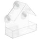 thumbnail image 5 of Comederos para pájaros con ventana de vidrio transparente para alimentación de pájaros Comedero para pájaros con ventana de vidrio acrílico transparente, 5 of 8