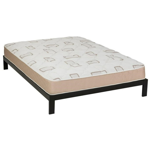 Comfort Plus Innerspring Queen Size Mattress and Platform Set Walmart