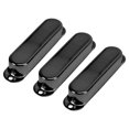 thumbnail image 4 of Guitar Pickup Cover, Good Match Copper 3pcs Standard Design Electric Guitar Single Coil Pickup Cover  For Replacement Black, 4 of 8