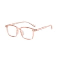 thumbnail image 2 of YAOBAMM Lightweight Blue Light Blocking Glasses Blue Light Blocking Glasses Unisex Retro Large Square Frame Clear View Strong Hinge Eye Protection Clear Bluelight Glasses, 2 of 7