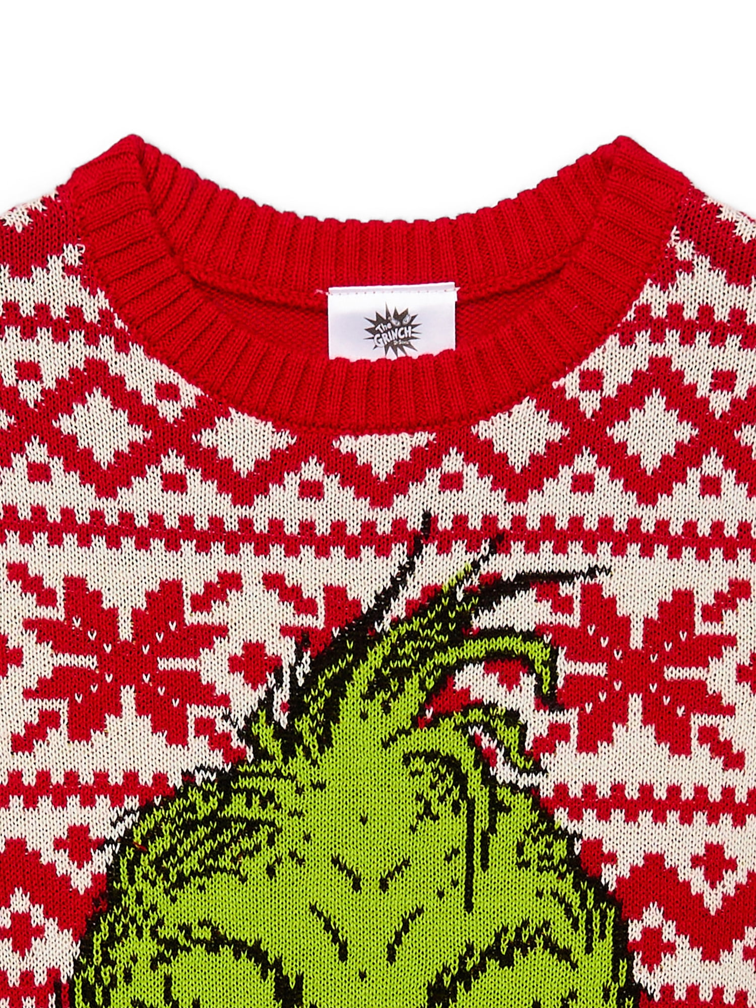 Boys How The Grinch Stole Christmas Sweater, Sizes 4-18