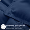 thumbnail image 5 of Ivy Union Comforter - Down Alternative - Easy Care Super Soft Microfiber, Full/Queen, Dark Blue, 5 of 6